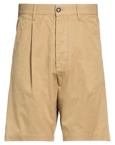 Dsquared2 Man Shorts & Bermuda Shorts Sand Size 38 Cotton In Brown
