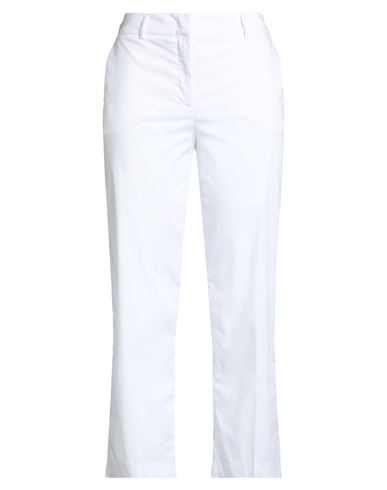 Via Masini 80 Woman Pants White Size 6 Cotton, Polyamide, Elastane In White