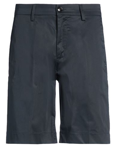 Liu •jo Man Man Shorts & Bermuda Shorts Midnight Blue Size 30 Cotton, Elastane