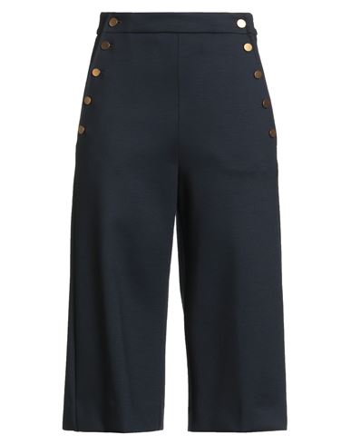 Max Mara Woman Pants Navy Size 10 Wool, Lyocell, Polyamide, Elastane, Polyester In Blue