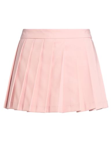 Vicolo Woman Mini Skirt Blush Size L Polyester, Viscose, Elastane In Neutral