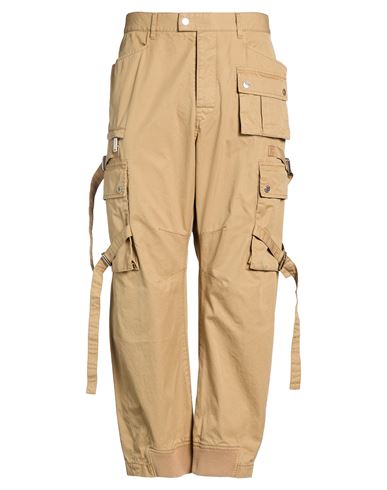 Dsquared2 Man Pants Sand Size 36 Cotton In Brown
