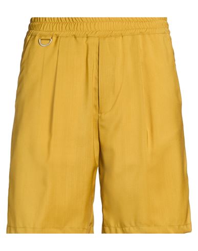 Low Brand Man Shorts & Bermuda Shorts Mustard Size 5 Virgin Wool In Yellow