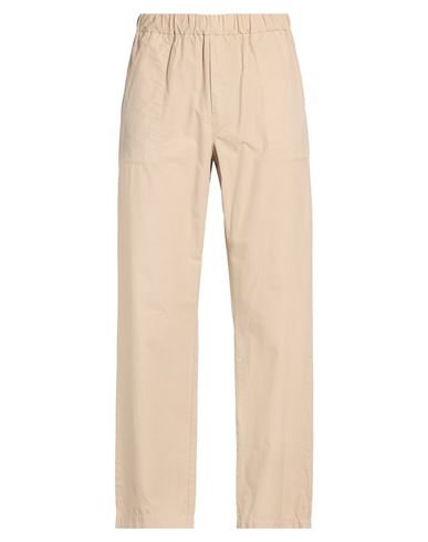 Grifoni Man Pants Beige Size 34 Cotton In Brown
