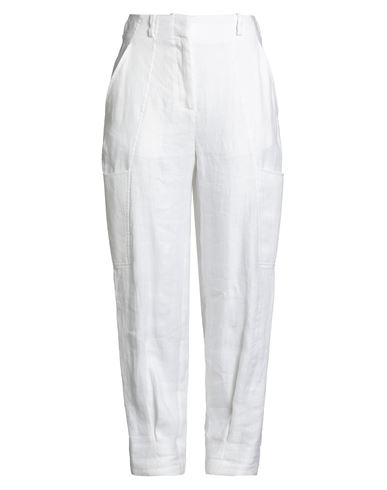 Eleventy Woman Pants Off White Size 6 Linen