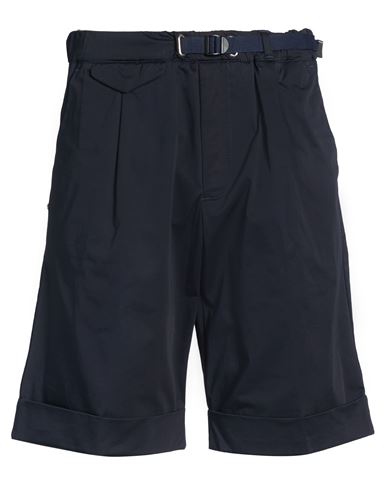White Sand Man Shorts & Bermuda Shorts Midnight Blue Size 36 Cotton, Elastane