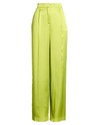 Mvp Wardrobe Woman Pants Lime Green Size 6 Acetate, Elastane