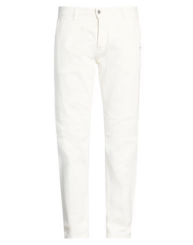 Liu •jo Man Man Jeans White Size 35 Cotton, Elastane