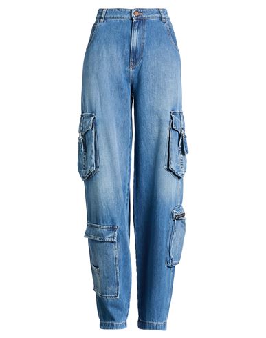 3x1 Nyc Woman Jeans Blue Size 31 Recycled Cotton In Blue