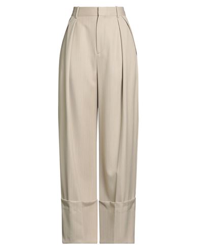 Victoria Beckham Woman Pants Beige Size 4 Virgin Wool In Neutral
