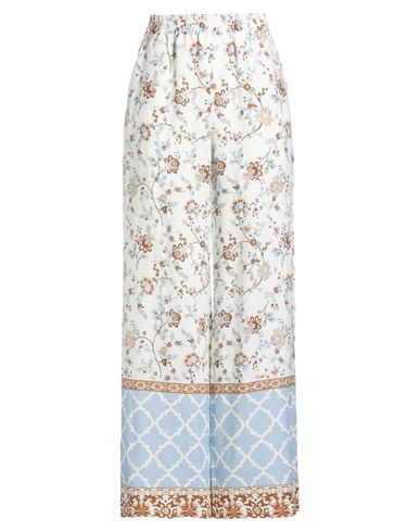 Eleventy Woman Pants Ivory Size 4 Linen In Multi