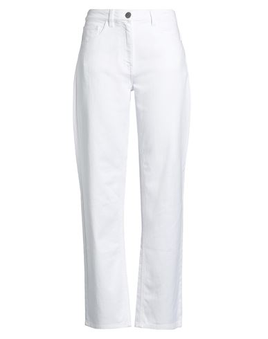 Mvp Wardrobe Woman Jeans White Size 8 Cotton