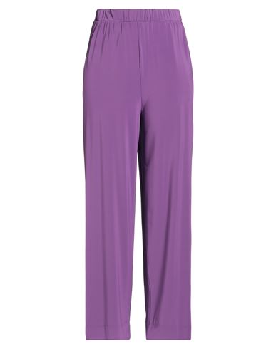 Max Mara Beachwear Woman Pants Purple Size S Viscose, Elastane