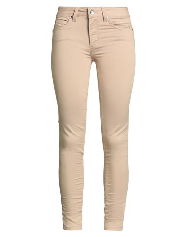 Liu •jo Woman Pants Sand Size 26w-30l Cotton, Polyester, Elastane In Neutral