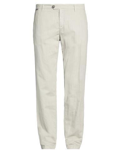 Eleventy Man Pants Light Grey Size 40 Cotton In Gray