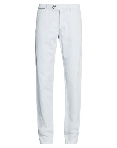 Eleventy Man Pants Sky Blue Size 30 Cotton In White