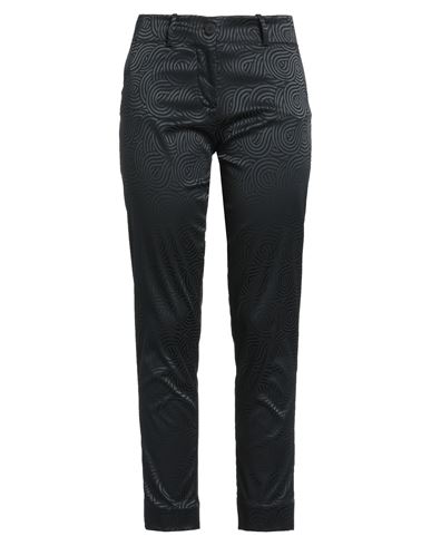 Rrd Woman Pants Black Size 6 Polyester, Elastane