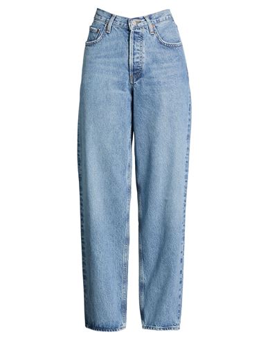 Agolde Woman Jeans Blue Size 26 Recycled Cotton, Lyocell, Post-consumer Recycled Cotton