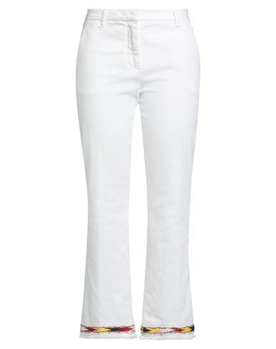 True Royal Woman Jeans White Size 8 Cotton, Elastane In White