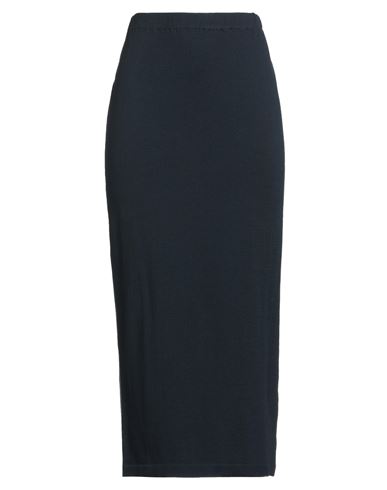 Ma'ry'ya Woman Midi Skirt Midnight Blue Size M Cotton
