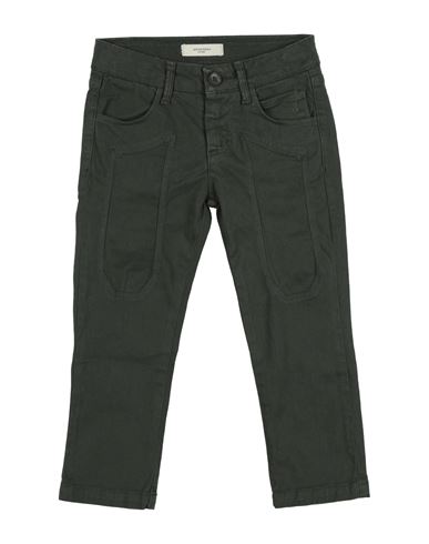 Jeckerson Toddler Boy Pants Dark Green Size 7 Cotton, Elastane In Green