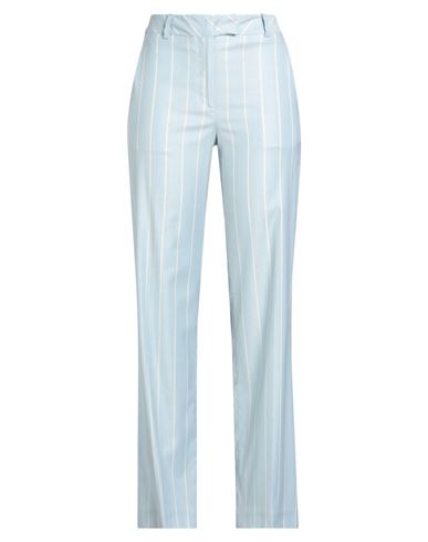 Eleventy Woman Pants Sky Blue Size 4 Wool, Viscose, Elastane