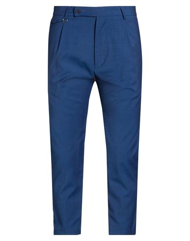 Golden Craft 1957 Man Pants Blue Size 32 Polyester, Wool, Elastane