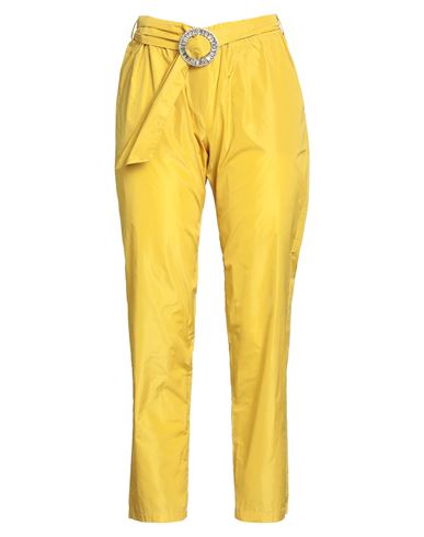 Mariuccia Woman Pants Yellow Size M Polyester