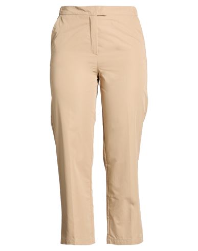 Beatrice B Beatrice .b Woman Pants Beige Size 8 Cotton, Polyester In Brown