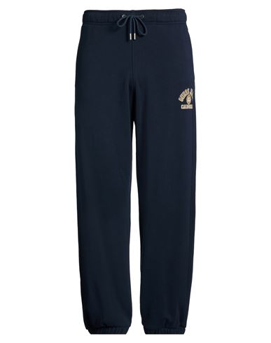 Guess Jeans Man Pants Navy Size L Cotton In Blue