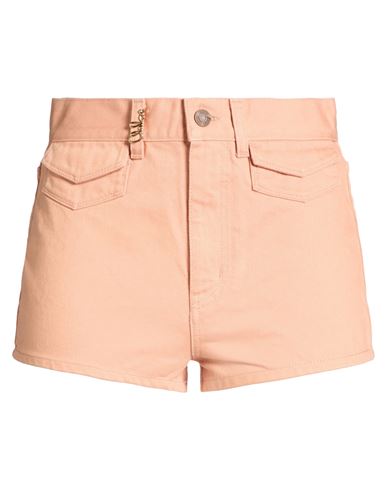 Chloé Woman Denim Shorts Apricot Size 6 Cotton In Orange