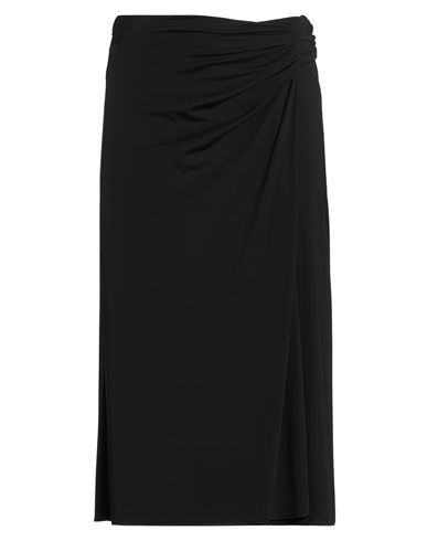 Weekend Max Mara Woman Midi Skirt Black Size Xl Polyamide, Lyocell, Viscose, Elastane