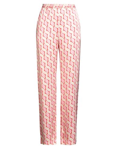 Msgm Woman Pants Pink Size 8 Viscose In Pink