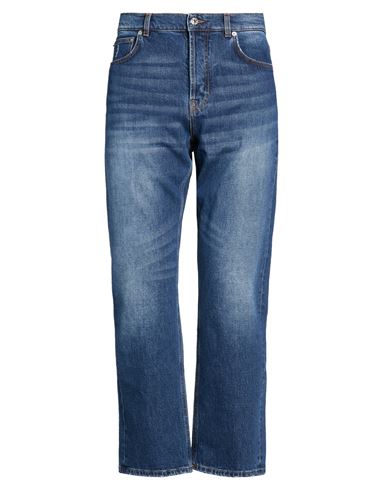 Grifoni Man Jeans Blue Size 35 Cotton, Elastane