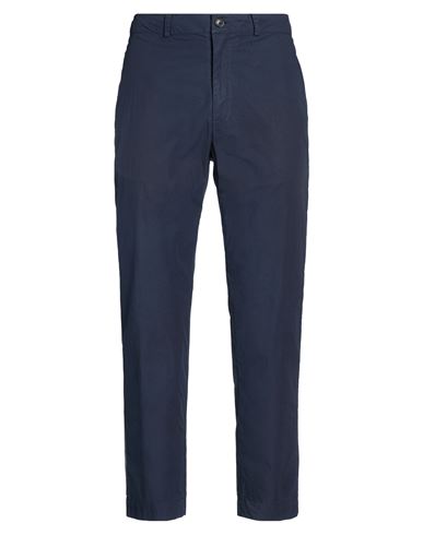 Grifoni Man Pants Navy Size 36 Cotton In Blue