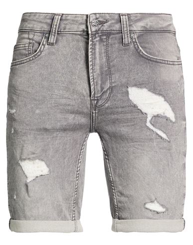 Only & Sons Man Denim Shorts Grey Size M Cotton, Polyester, Elastane In Gray