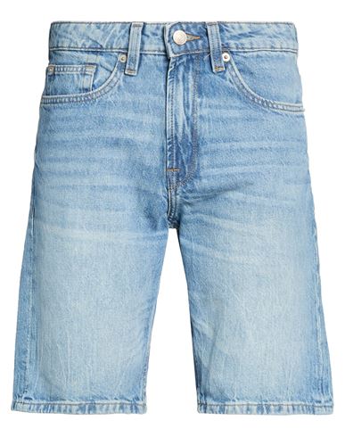 Only & Sons Man Denim Shorts Blue Size S Cotton