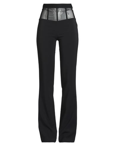 Elisabetta Franchi Woman Pants Black Size 6 Polyester, Elastane In Black