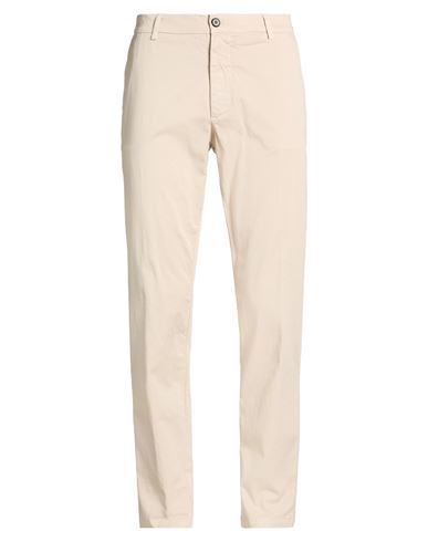 Eleventy Man Pants Ivory Size 34 Cotton, Elastane In White