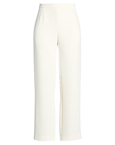 Natan Woman Pants Cream Size 12 Polyester In White