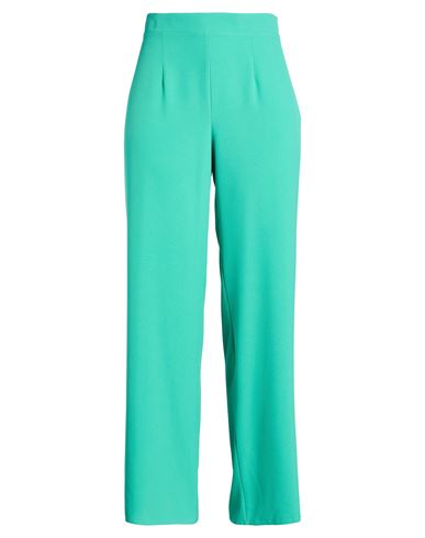 Moncho Heredia Woman Pants Green Size 12 Polyester, Elastane