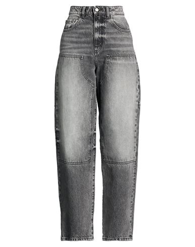 Icon Denim Woman Jeans Black Size 28 Cotton In Black