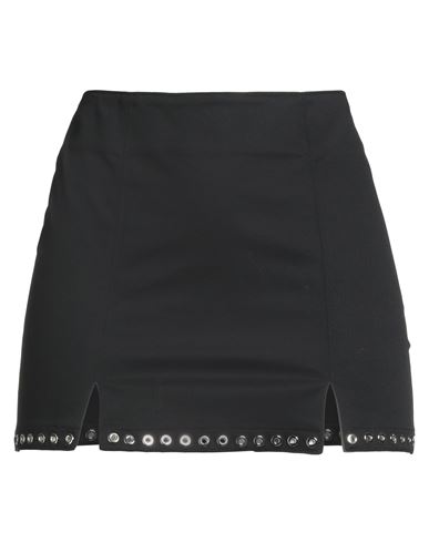 Ludovic De Saint Sernin Woman Mini Skirt Black Size M Cotton, Elastane