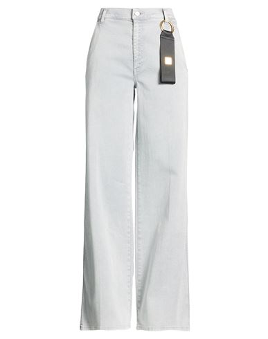 Pt Torino Woman Jeans Grey Size 27 Cotton, Elastomultiester, Elastane In Gray