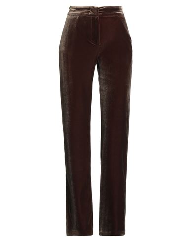 Compagnia Italiana Woman Pants Brown Size 8 Polyester, Elastane