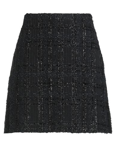 Giambattista Valli Woman Mini Skirt Black Size 8 Cotton, Polyamide
