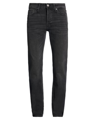 Jack & Jones Man Jeans Black Size 32w-34l Cotton, Recycled Cotton, Elastane