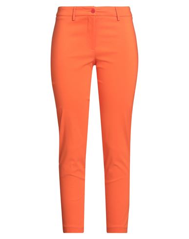 Kartika Woman Pants Orange Size 6 Viscose, Polyamide, Elastane