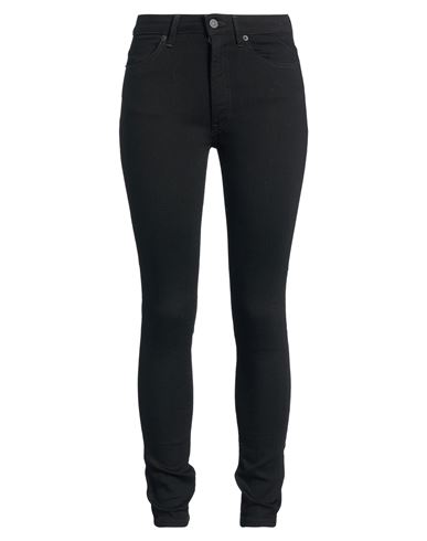 Dondup Woman Jeans Black Size 32 Cotton, Recycled Cotton, Modal, Polyester, Synthetic Fibers