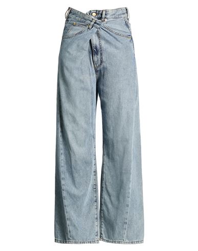 Darkpark Woman Jeans Blue Size 26 Cotton, Lyocell In Multi